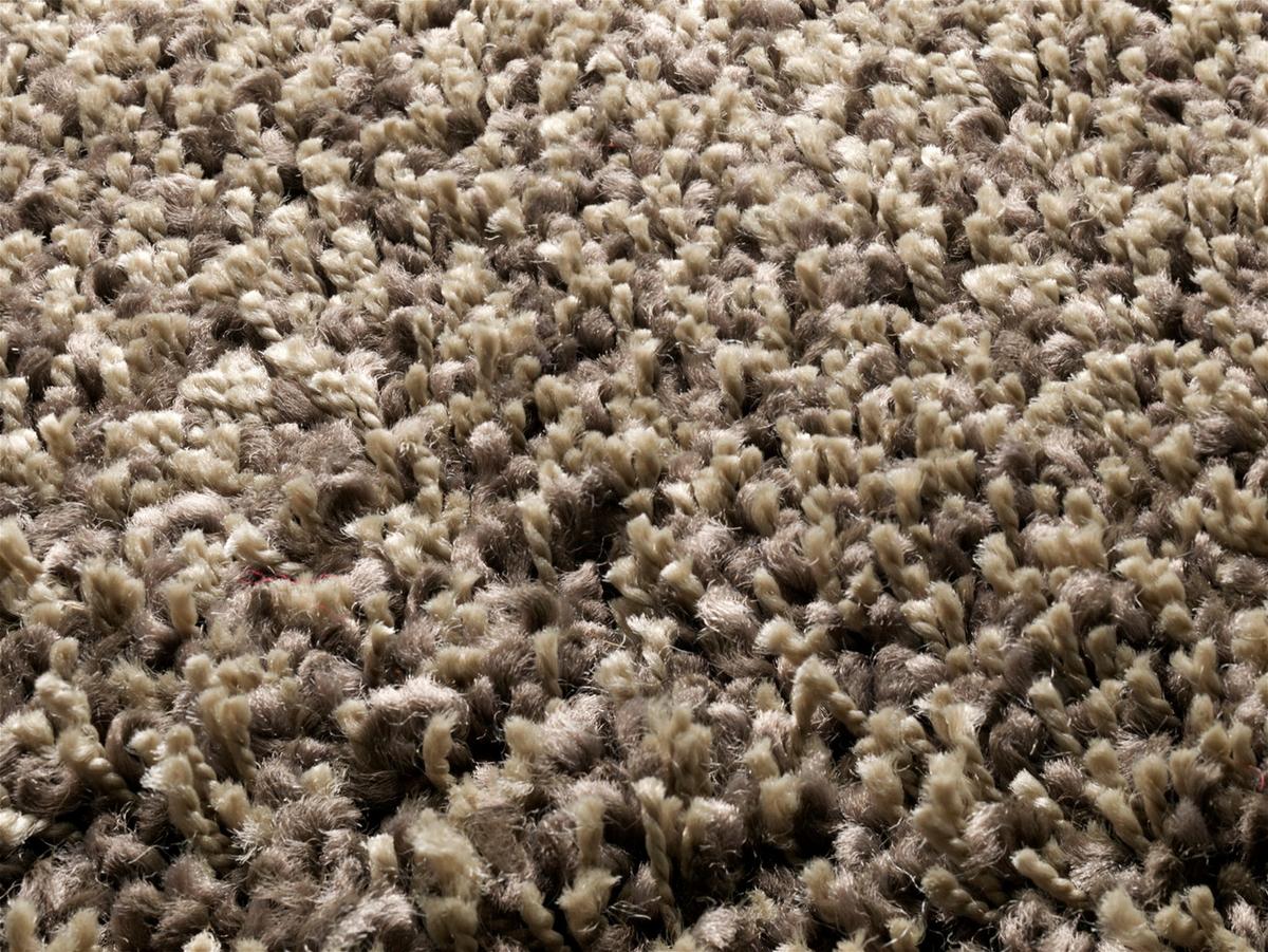 Hochflorteppich Fashion Shaggy Schlammfarben 65x130 cm - Schlammfarben, Basics, Textil (65/130cm) - Novel