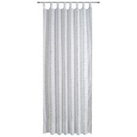 Vorhang mit Schlaufen und Band Julia 140x225 cm Weiß - Weiß, MODERN, Textil (140/255cm) - Luca Bessoni