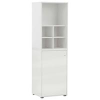 Aktenschrank Holzwerkstoff Weiß B: 50,9 Cm - Weiß, MODERN, Holzwerkstoff (50,9/165,2/41cm) - MID.YOU