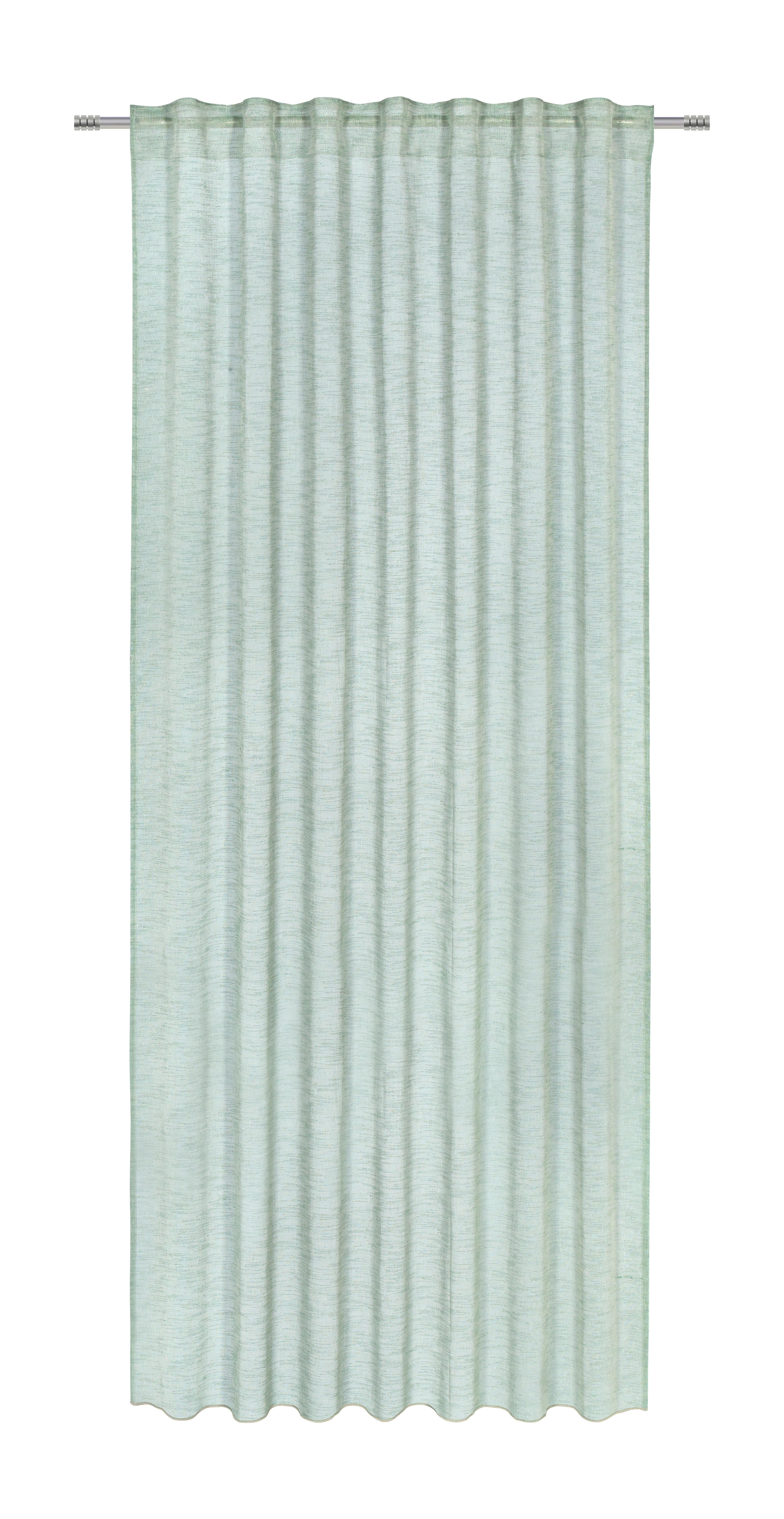 HOTOVÝ ZÁVES Sigrid, 140/300cm, zelená - zelená, Modern, textil (140/300cm) - Premium Living