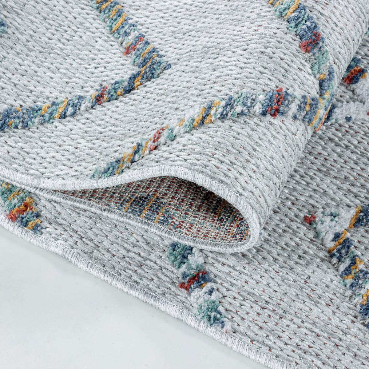 Flachwebteppich Bahama - Multicolor, Design, Textil (240/340cm) - Novel