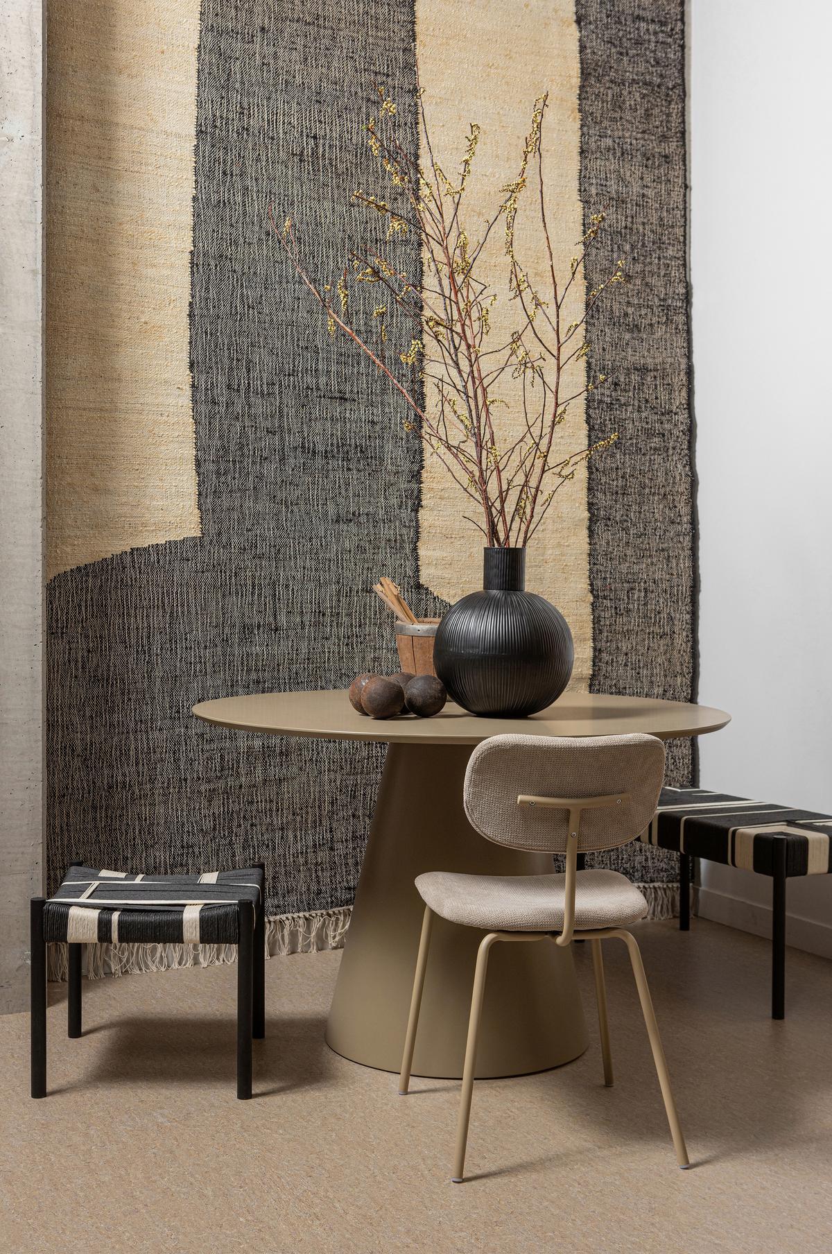 Esstisch Jorre Braun L: 120 Cm - Braun, Design, Holzwerkstoff (120/120/76cm) - Livetastic