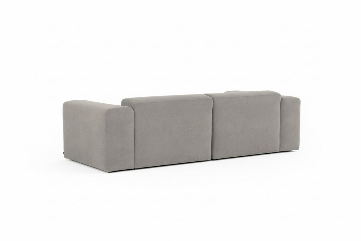 3-sitzer-sofa Manne Grau B: 266 Cm - Schwarz/Grau, Design, Textil (266/76/116cm) - MID.YOU
