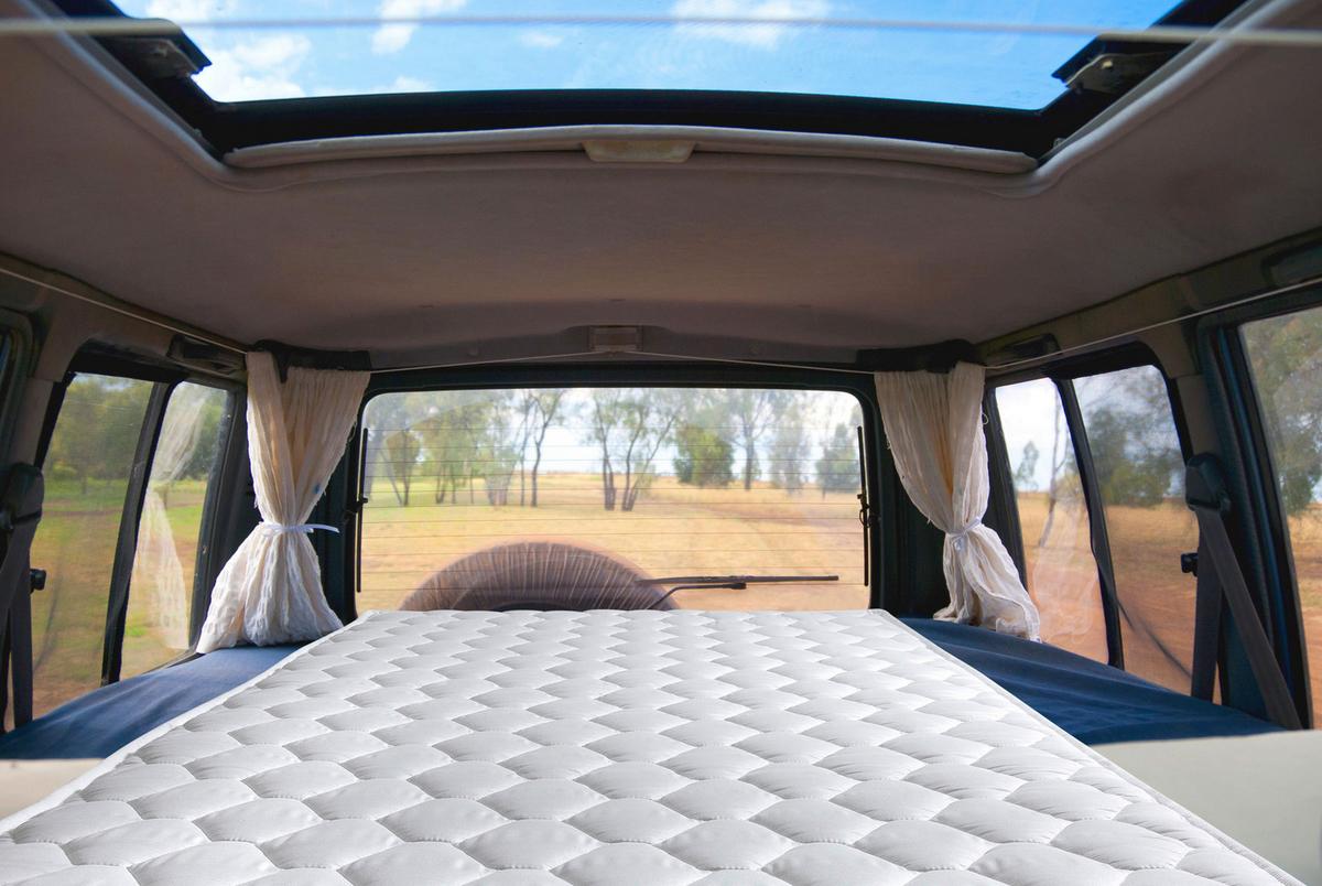 Kaltschaummatratze Caravan 90x190 cm H2 H: 10 cm - Weiß, Basics, Kunststoff/Textil (90/190cm) - P & B
