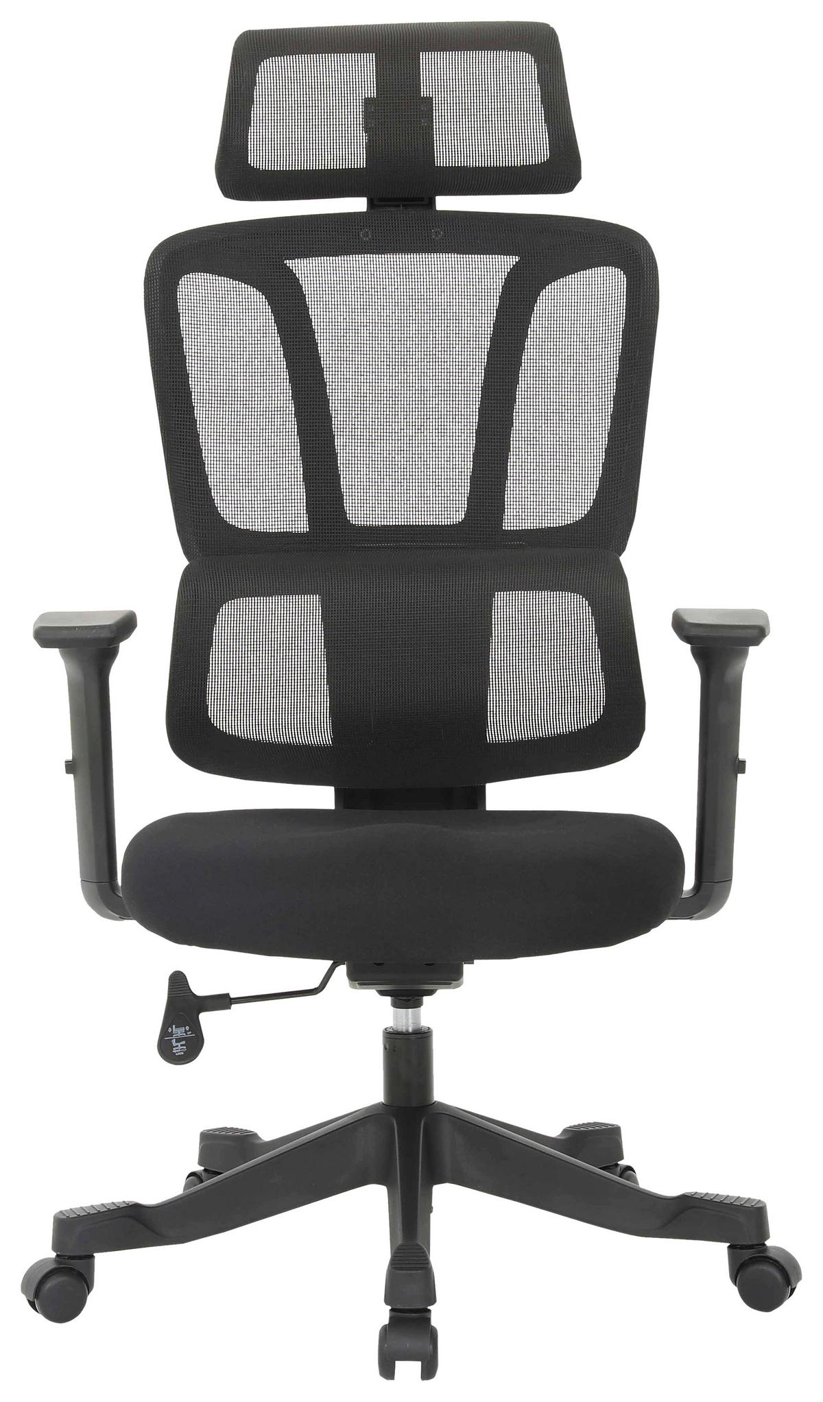 OTOČNÁ ŽIDLE NOEMI - černá, Design, kov/dřevo (65/122-130/62cm) - Mömax