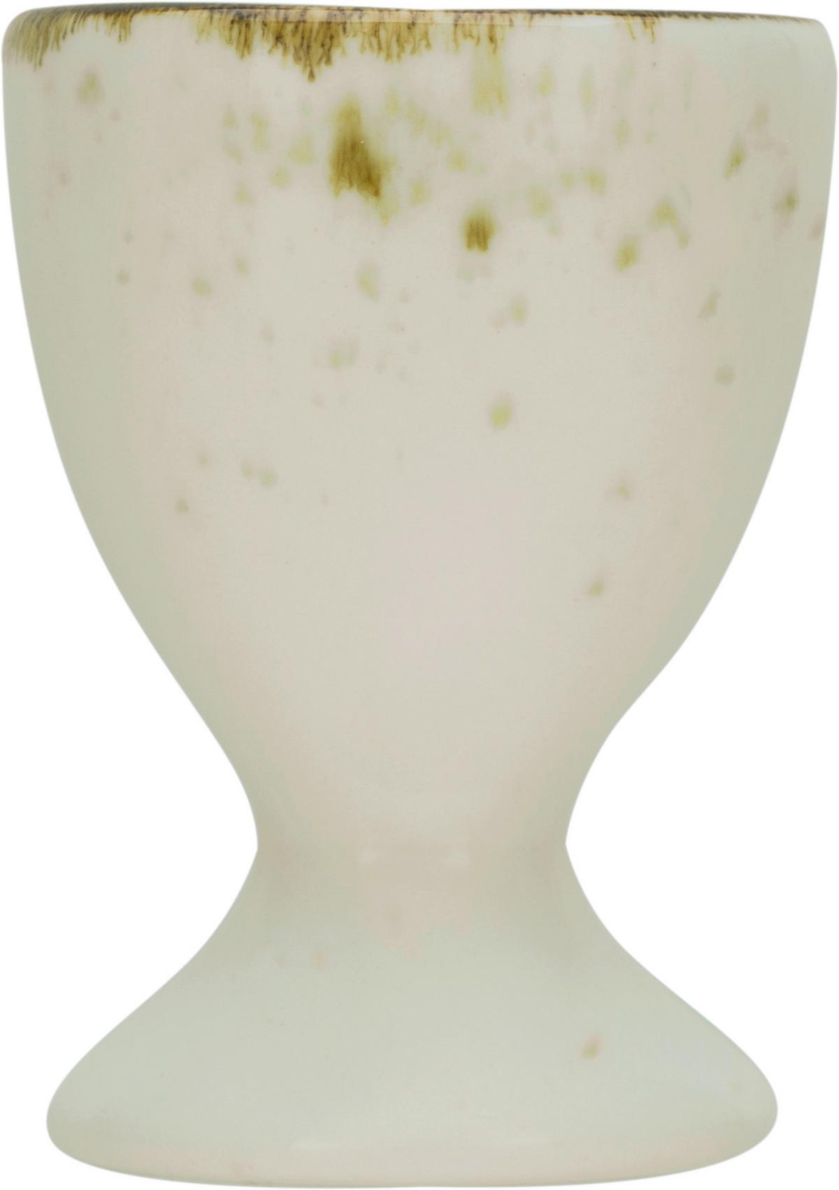 Eierbecherset, 6tlg. Steinzeug, Creme - Creme, Basics, Keramik (5,5/7cm) - Creatable