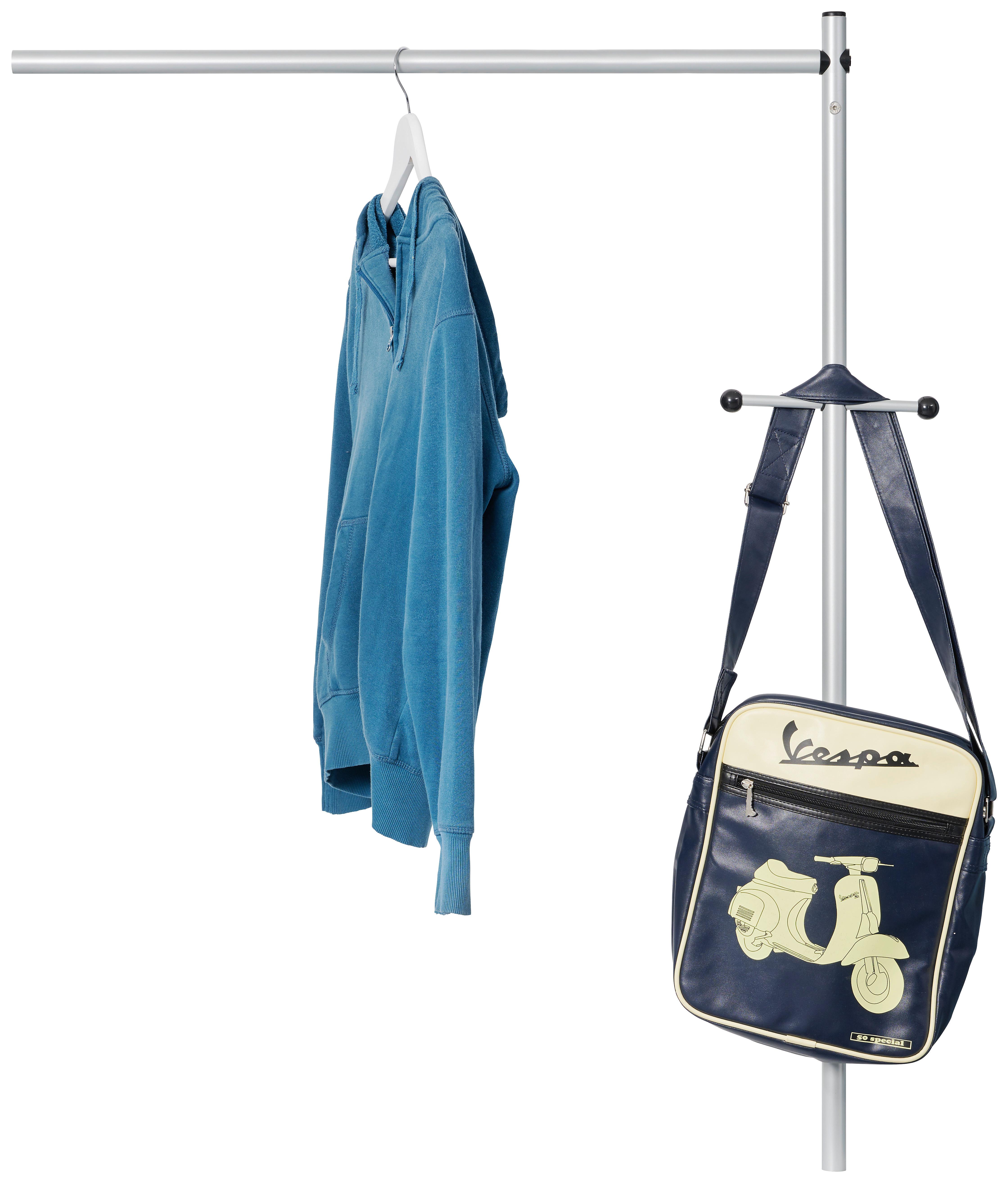 VEŠIAKOVÁ TYČ WHITE - hliníková, Konventionell, kov (96/120/31cm)