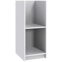 Gotland Weiß B: 34 cm Gotland - Weiß, MODERN, Holzwerkstoff (34/83/38cm) - MID.YOU