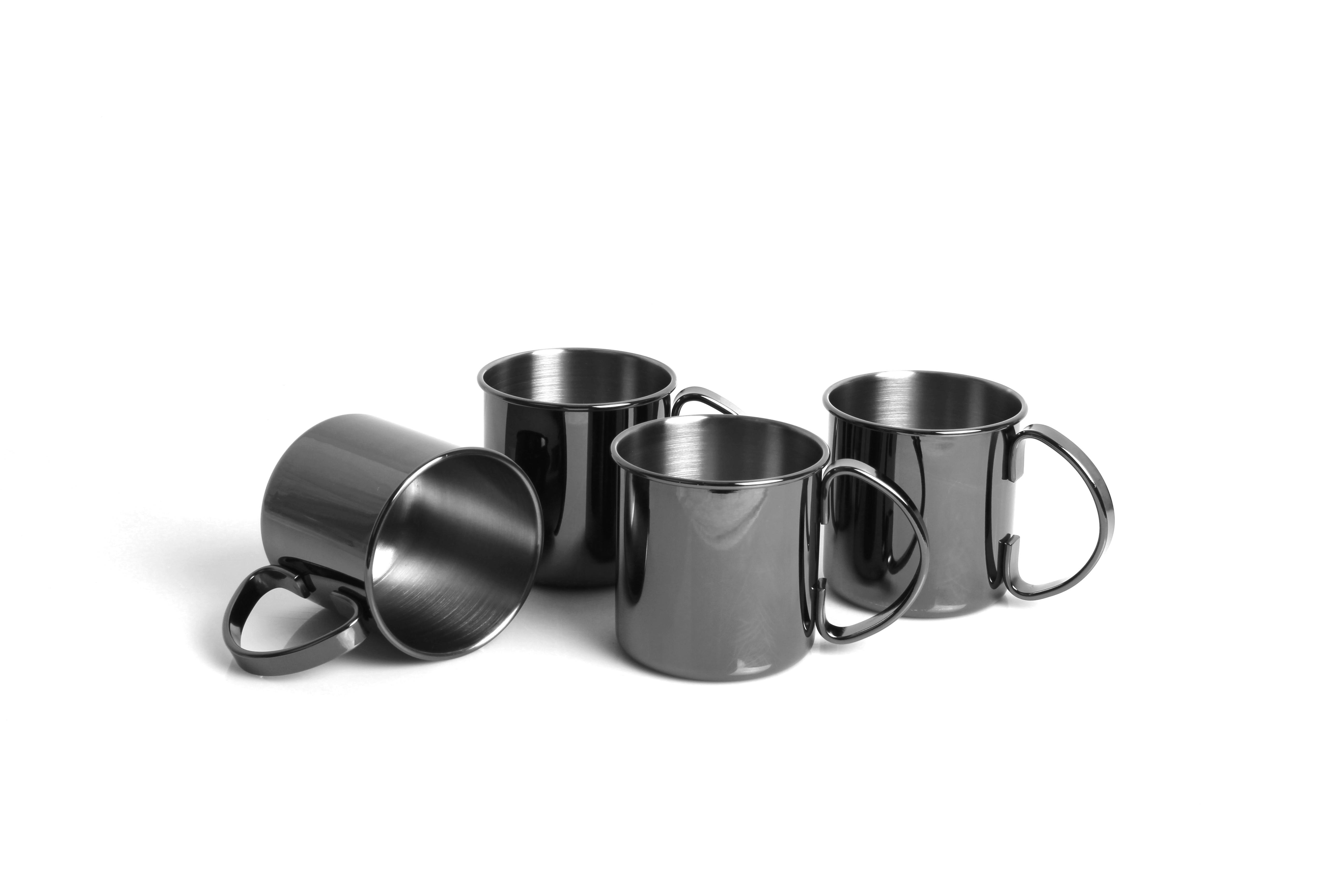 Becherset Ew-mm-4808s - Schwarz, Basics, Metall (13,7/8,9/9cm) - Echtwerk
