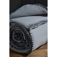 MÄKKÁ DEKA ACIER 220X240 CM - sivá, Modern, textil (220/240cm)