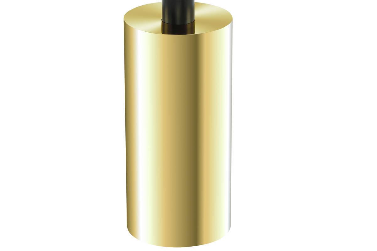 Beistelltisch Rosanna Klar/Goldfarben - Klar/Goldfarben, Basics, Glas/Metall (46/50/46cm) - Kayoom