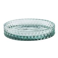 Seifenschale Melua Grün Glas - Grün, Basics, Glas (11,0/2,2cm) - Kleine Wolke