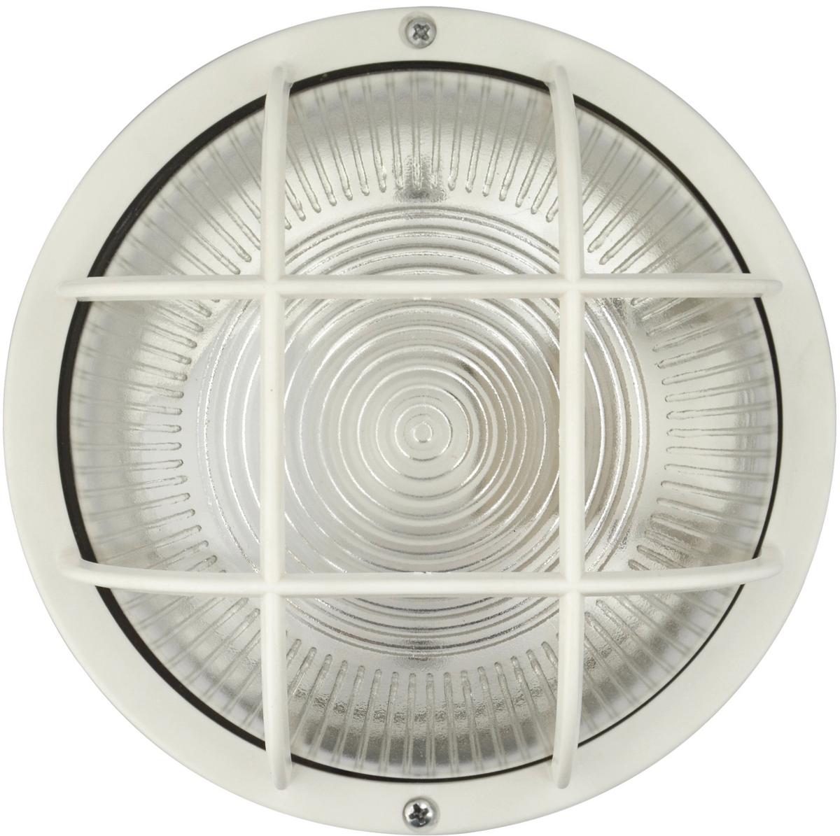 Led-wandleuchte 1-flammig, Für In- Und Outdoor - Weiß, Basics, Glas/Kunststoff (18,5/10,5cm)