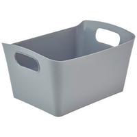 Aufbewahrungsbox Amra Stapellbar Kunststoff 3,5l - Dunkelgrau, Basics, Kunststoff (29,3/19,3/15cm) - Homezone