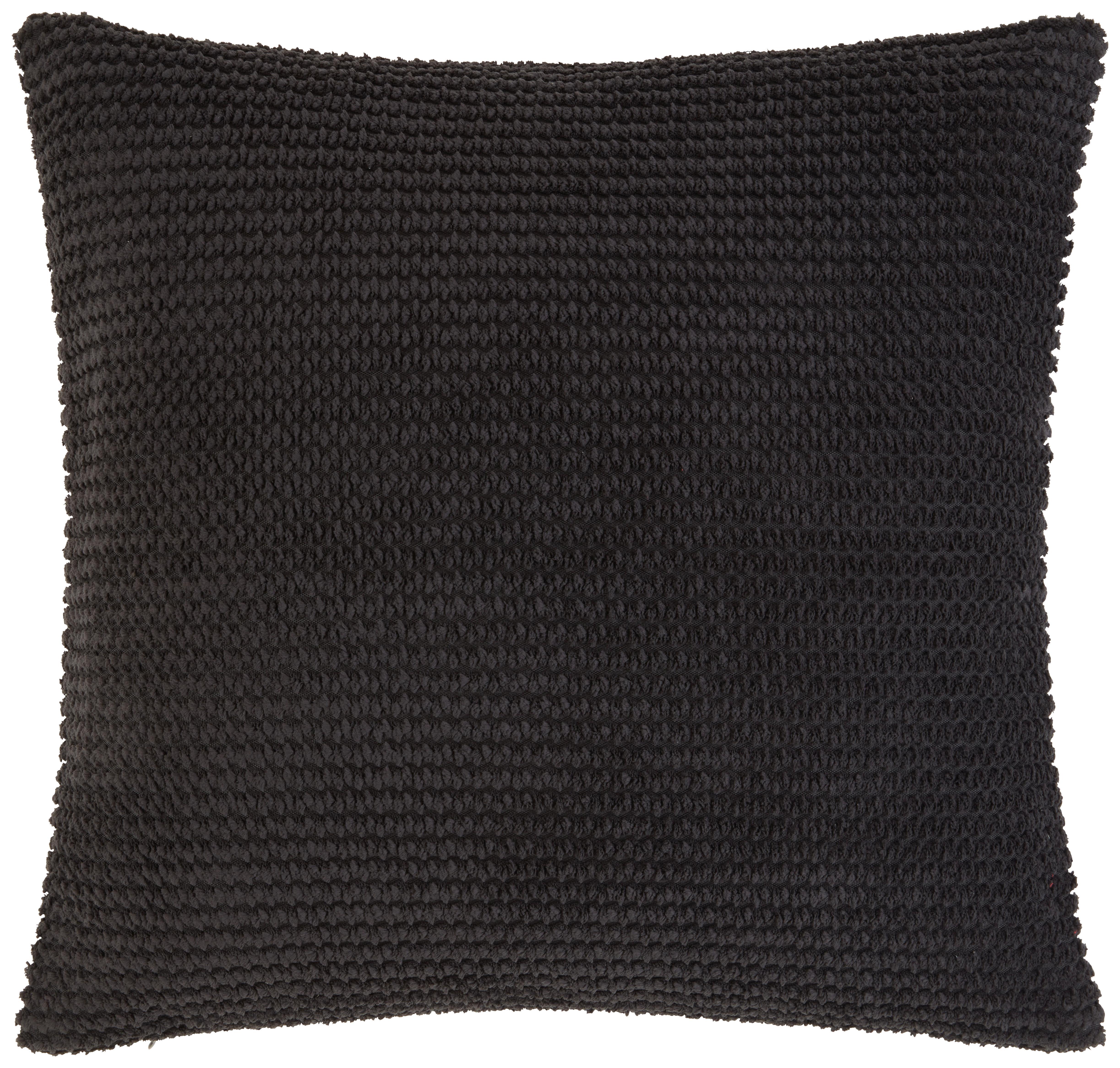 POŤAH NA VANKÚŠ Maxima, 50/50cm, čierna - čierna, textil (50/50cm) - Premium Living