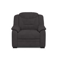Sessel Marcus - Anthrazit/Schwarz, Basics, Textil (97/99/99cm) - MID.YOU