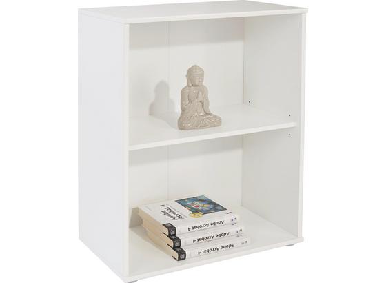 Regál Josef 4 - biela, Moderný, drevený materiál (60/80/30cm) Regál Josef 4 - biela, Moderný, drevený materiál (60/80/30cm)