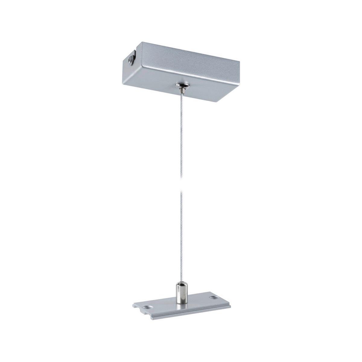 Schienensystem-abhängung Linion Chromfarben B: 8 Cm - Chromfarben, Basics, Metall (4/8/150cm) - Paulmann