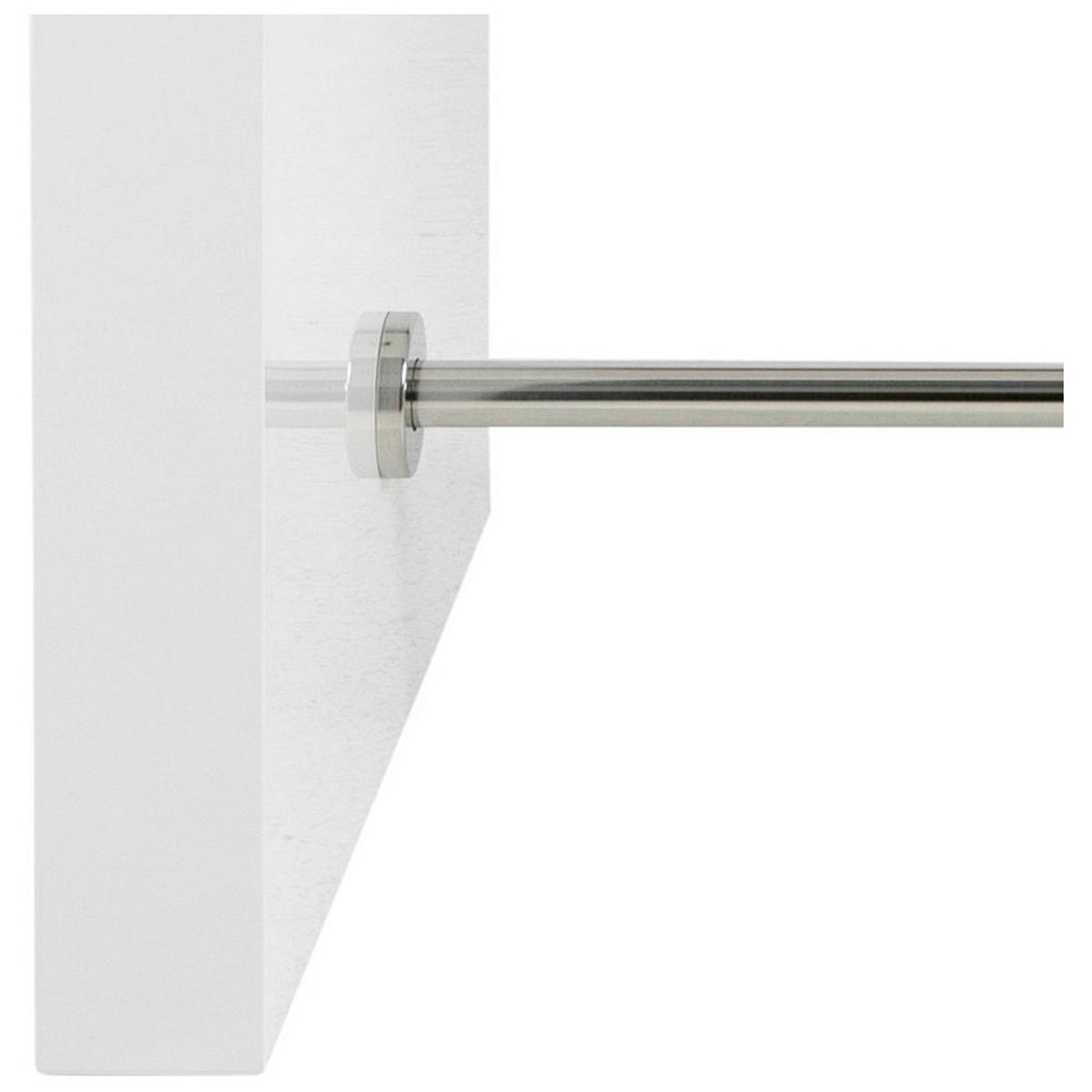 Esstisch Weiß B: 130 Cm - Weiß Hochglanz, MODERN, Holzwerkstoff (130/60/105cm) - Livetastic