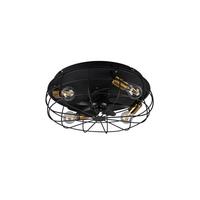LED-Deckenleuchte R61095032 Ø 48,5 cm - Schwarz, LIFESTYLE, Kunststoff/Metall (48,5/17,5cm)