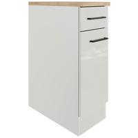 Kuchyňská spodní skříňka LEVI LEVI - šedá/černá, Moderní, kov/kompozitní dřevo (30/86/60cm) - FlexWell