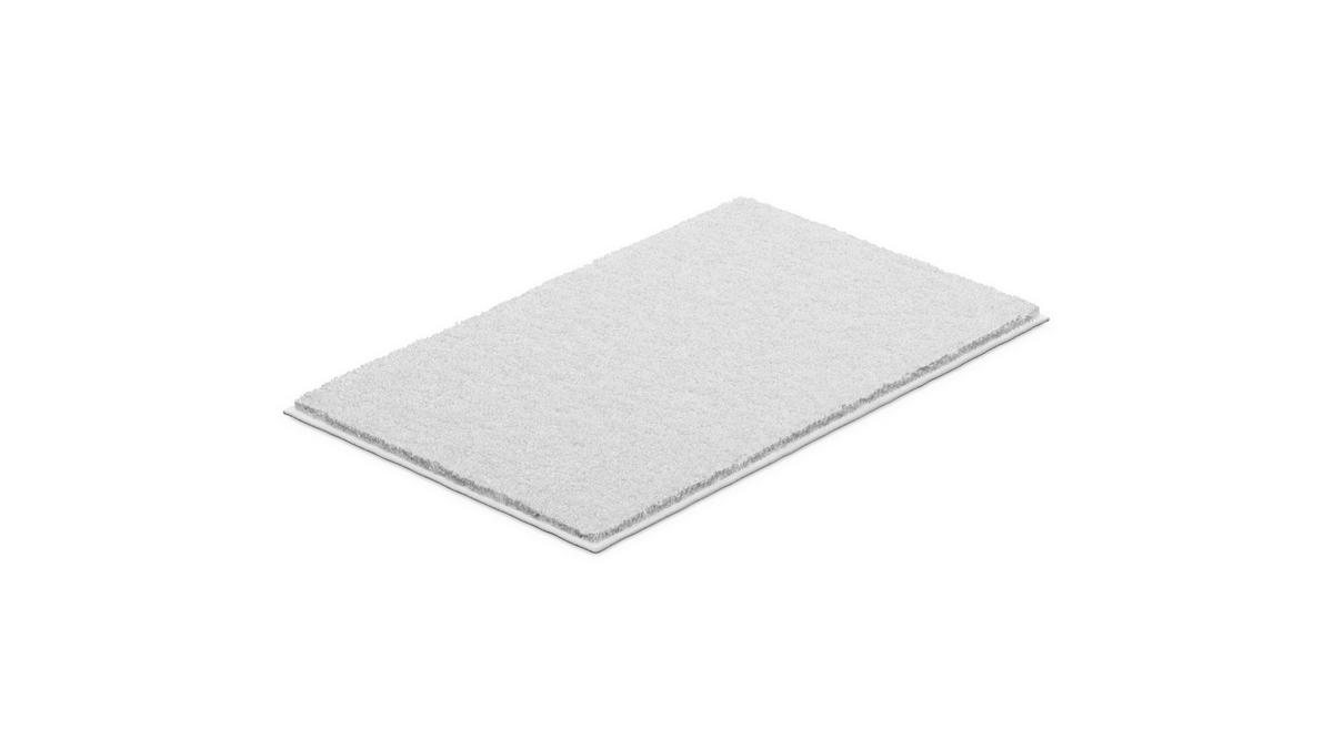Badematte Roman - Weiß, Basics, Textil (50/80cm) - Grund