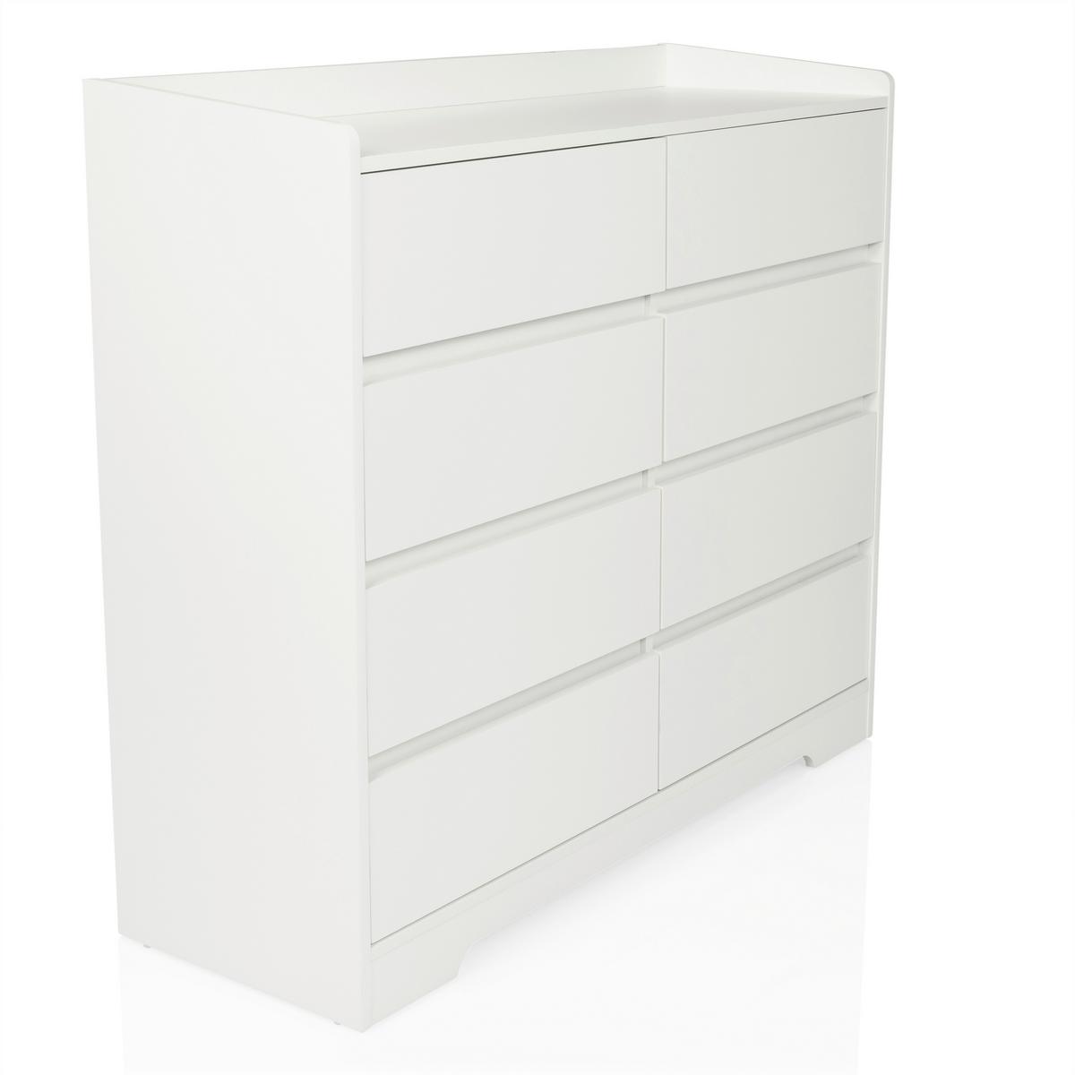 KOMODA OSOYRO - biela, Modern, kompozitné drevo (110/98,5/38cm) - MID.YOU