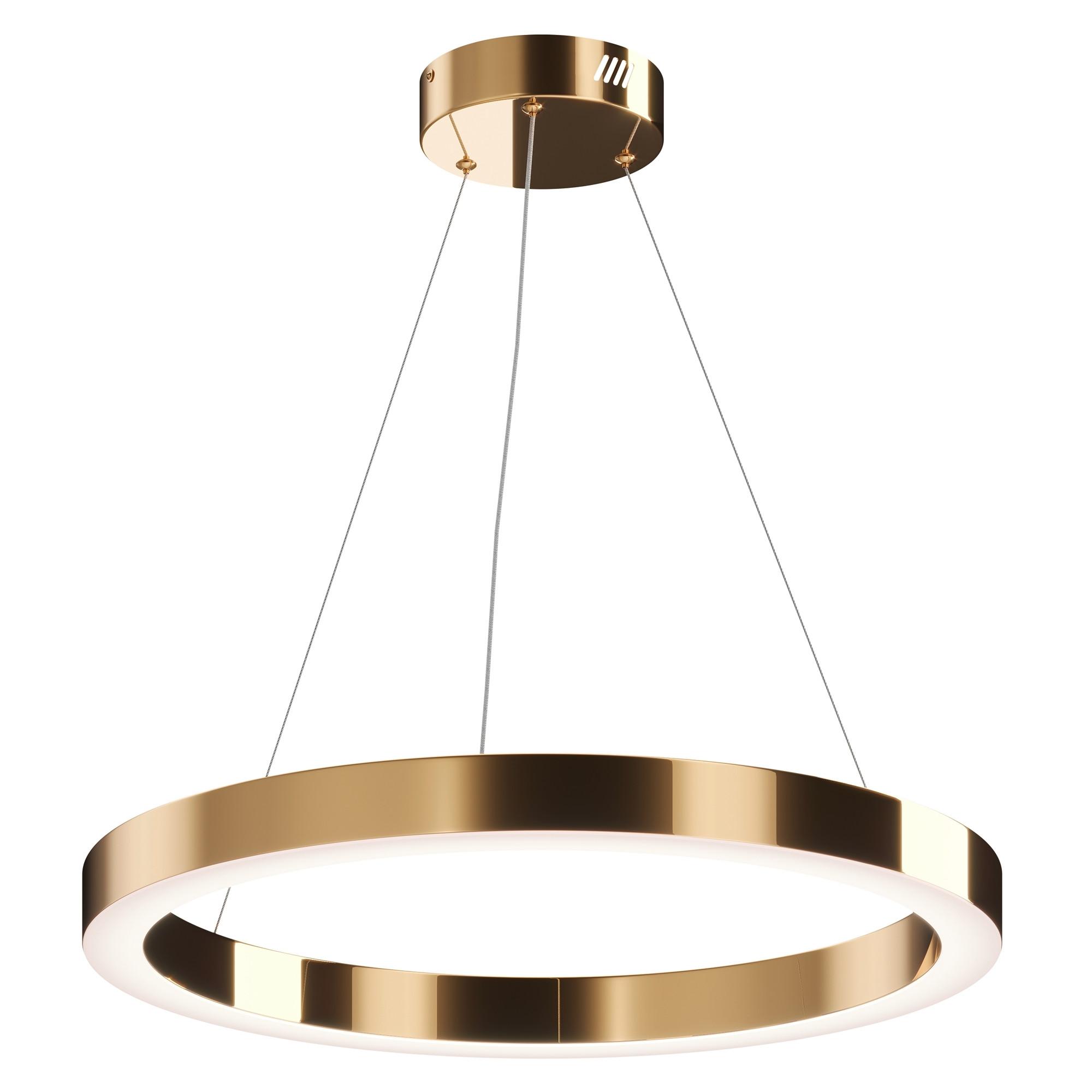 Pendelleuchte Saturno - Messingfarben, Trend, Metall (60/5cm) - MAYTONI