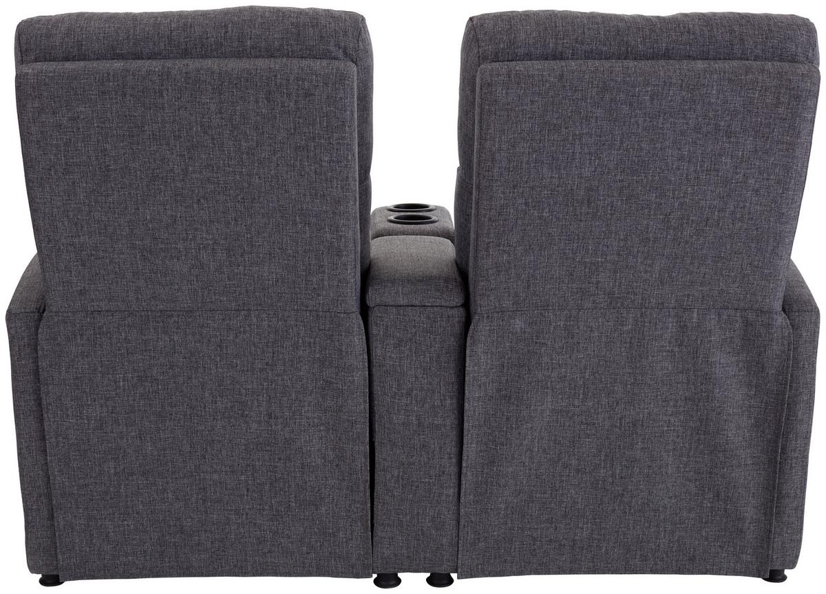 Házimozi Kanapé Cinema - sötétszürke, Modern, textil/fa (131/91/91cm) - Ondega