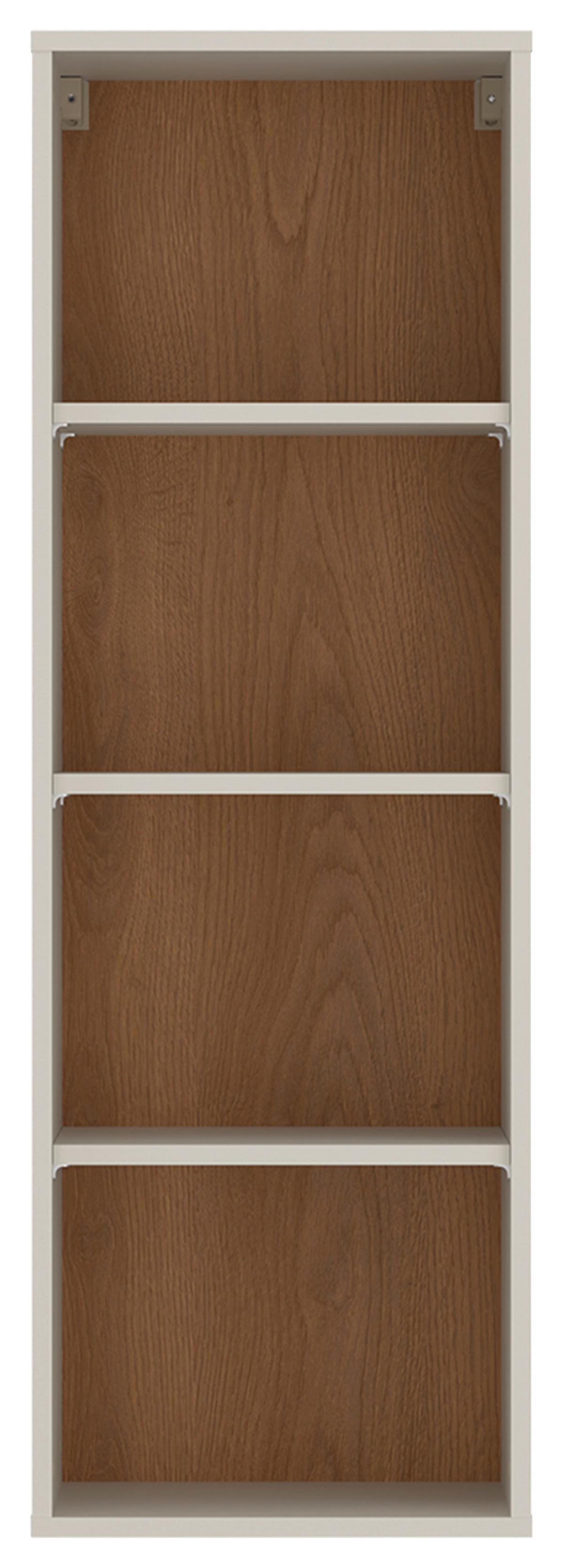 regál FANO dekor kašmir/dub - kašmírová/farba duba, Modern, kompozitné drevo (40/120/40cm) - Modern Living