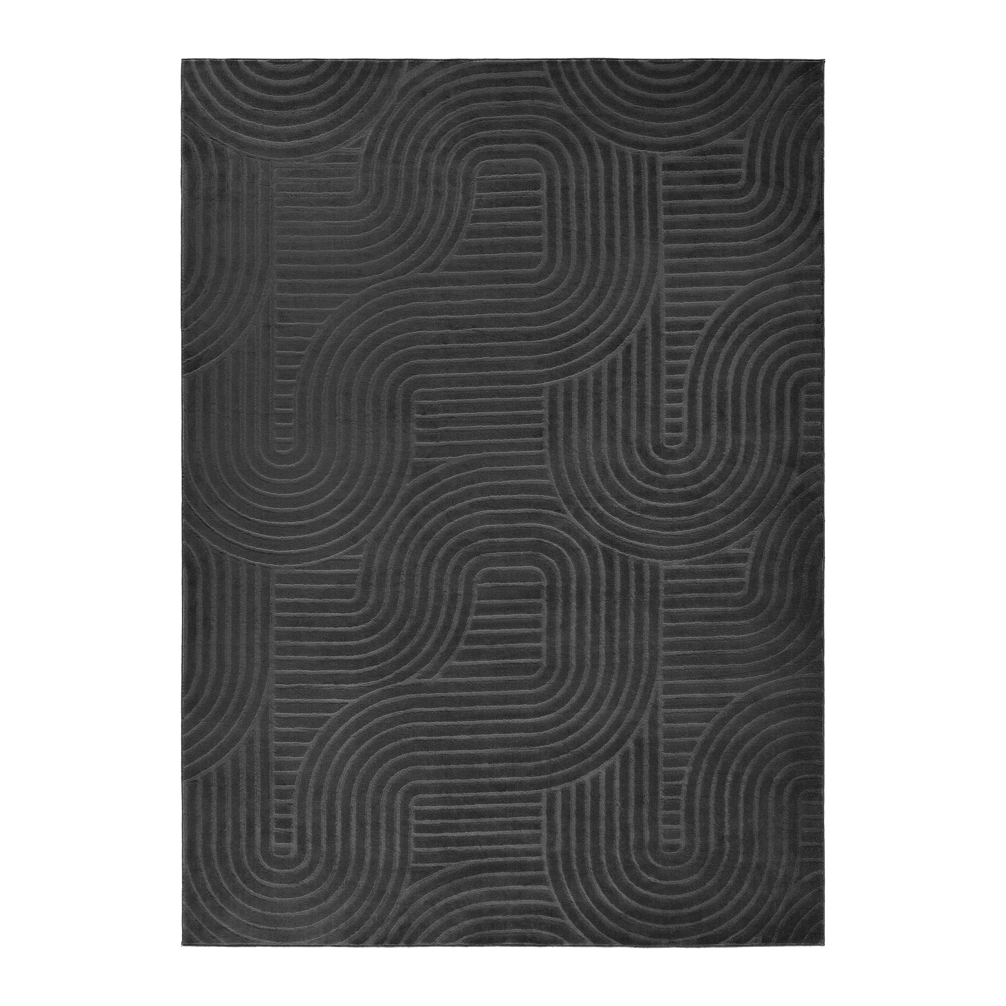 TKANÝ KOBEREC ZEN WEAVE - antracitová, Konventionell, textil (80/140cm) - Mömax