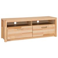 TV-Element Buchefarben, B: 155 cm - Buchefarben, Design, Holz (155/58/50cm) - MID.YOU