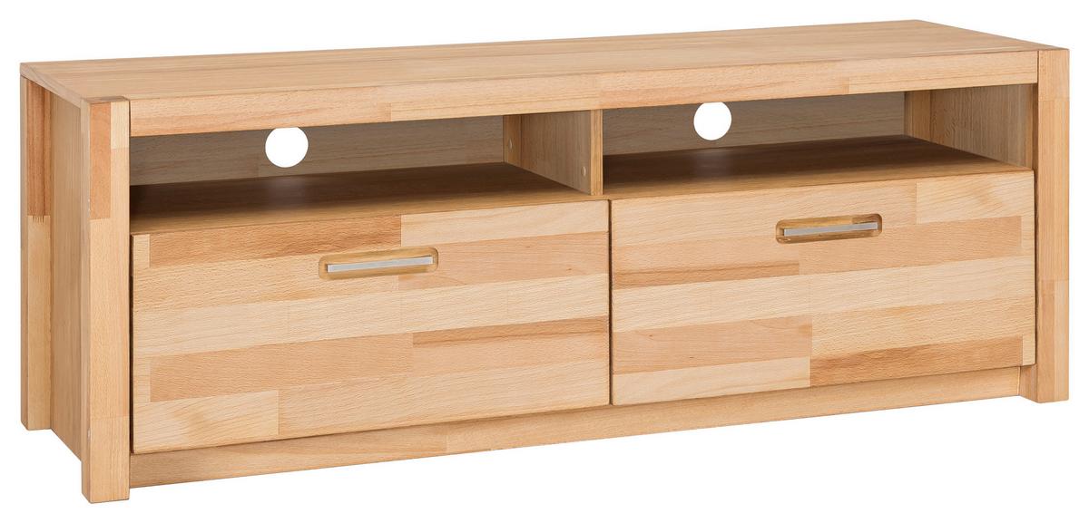 TV-Element Buchefarben, B: 155 cm - Buchefarben, Design, Holz (155/58/50cm) - MID.YOU