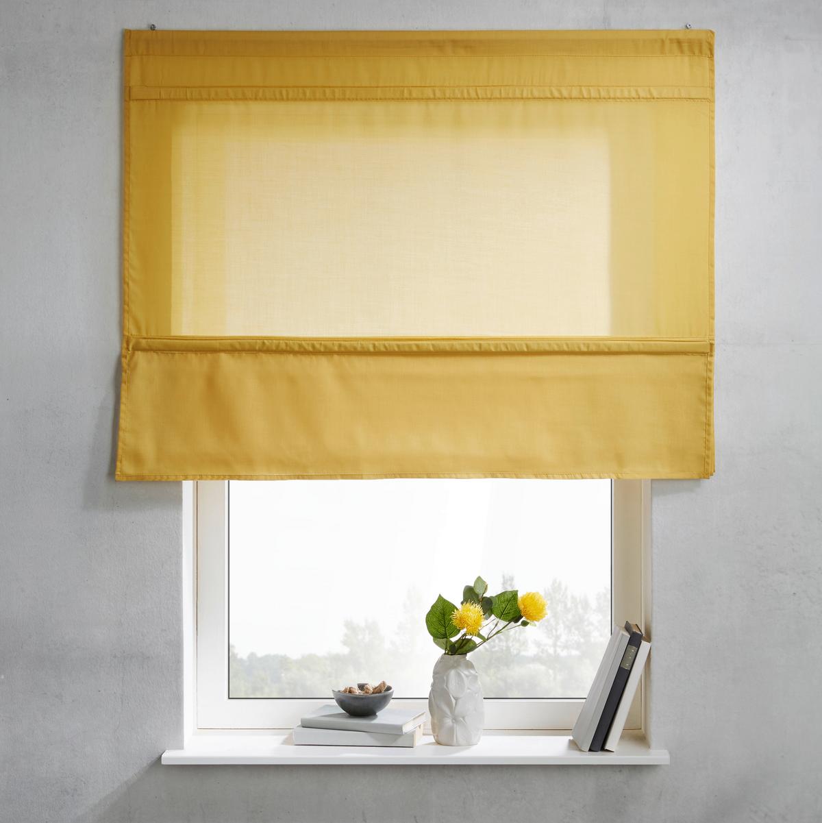 Nariasená roleta Maggy, 120/170 cm, žltá - žltá, Modern (120/170cm) - Modern Living