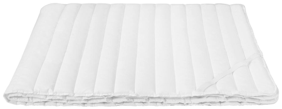 Unterbett Bianca 140x200 cm Baumwolle/Polyester - Weiß, KONVENTIONELL, Textil (140/200cm) - Ele