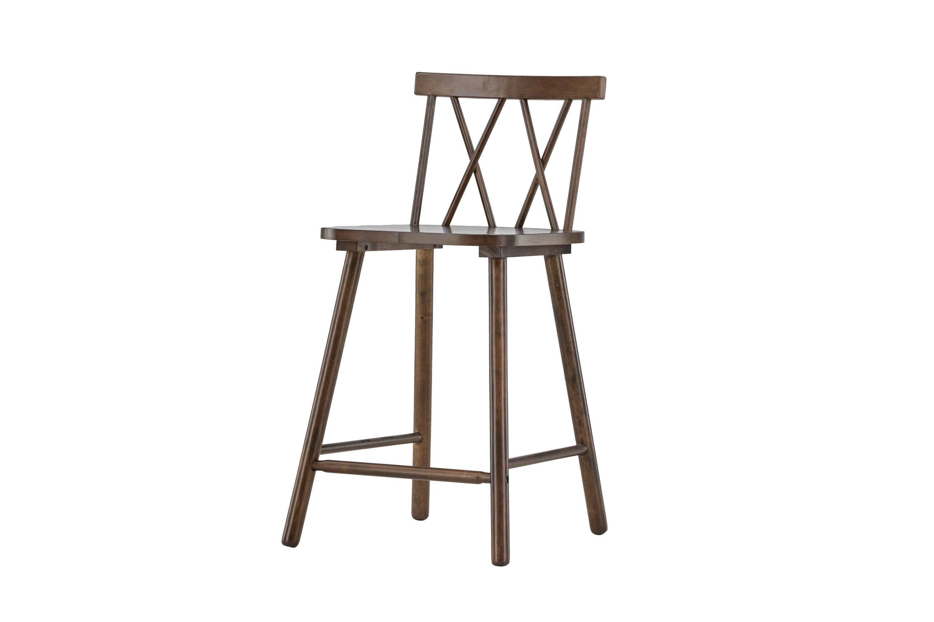STUHL Mollöström, Mokka B: 43 cm - Mokka, MODERN, Holz (43/90/44cm) - Livetastic
