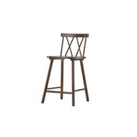 STUHL Mollöström, Mokka B: 43 cm - Mokka, MODERN, Holz (43/90/44cm) - Livetastic