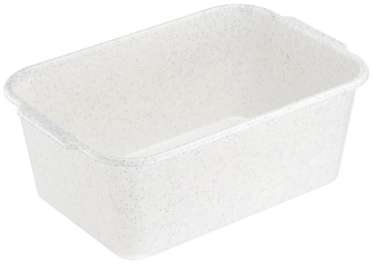 Aufbewahrungsbox Kunststoff 28x20x11 cm Versch. Farben - Blau/Weiß, KONVENTIONELL, Kunststoff (28/20/11cm)