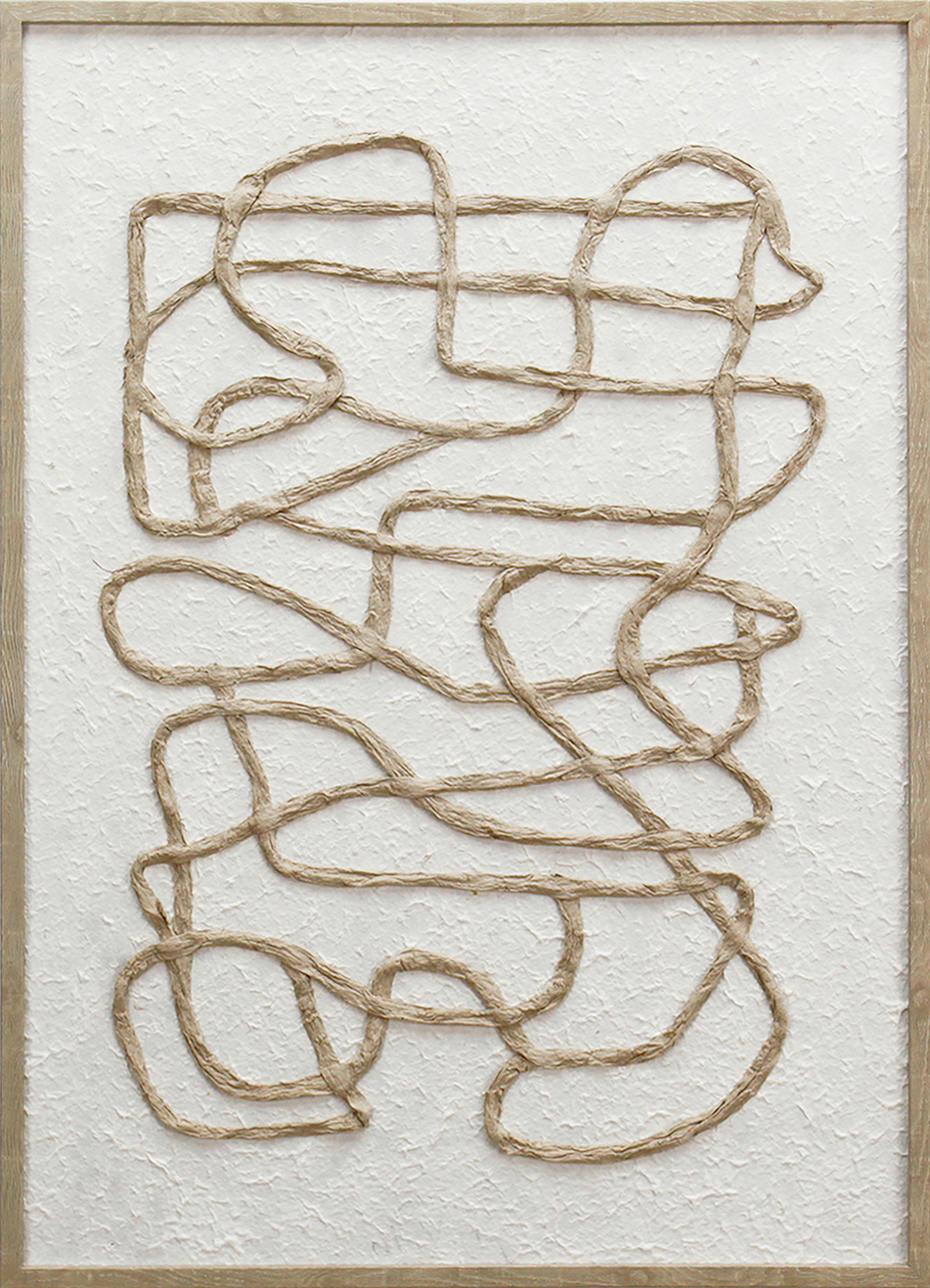 Obraz na plátně MIKE, 50x70x2,2cm - přírodní barvy/hnědá, Moderní, kompozitní dřevo/plast (50/70/2,2cm) - Mömax