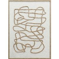 Obraz na plátně MIKE, 50x70x2,2cm - přírodní barvy/hnědá, Moderní, kompozitní dřevo/plast (50/70/2,2cm) - Mömax