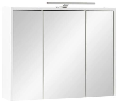 Spiegelschrank Flag mit Led 3 Türen Weiß