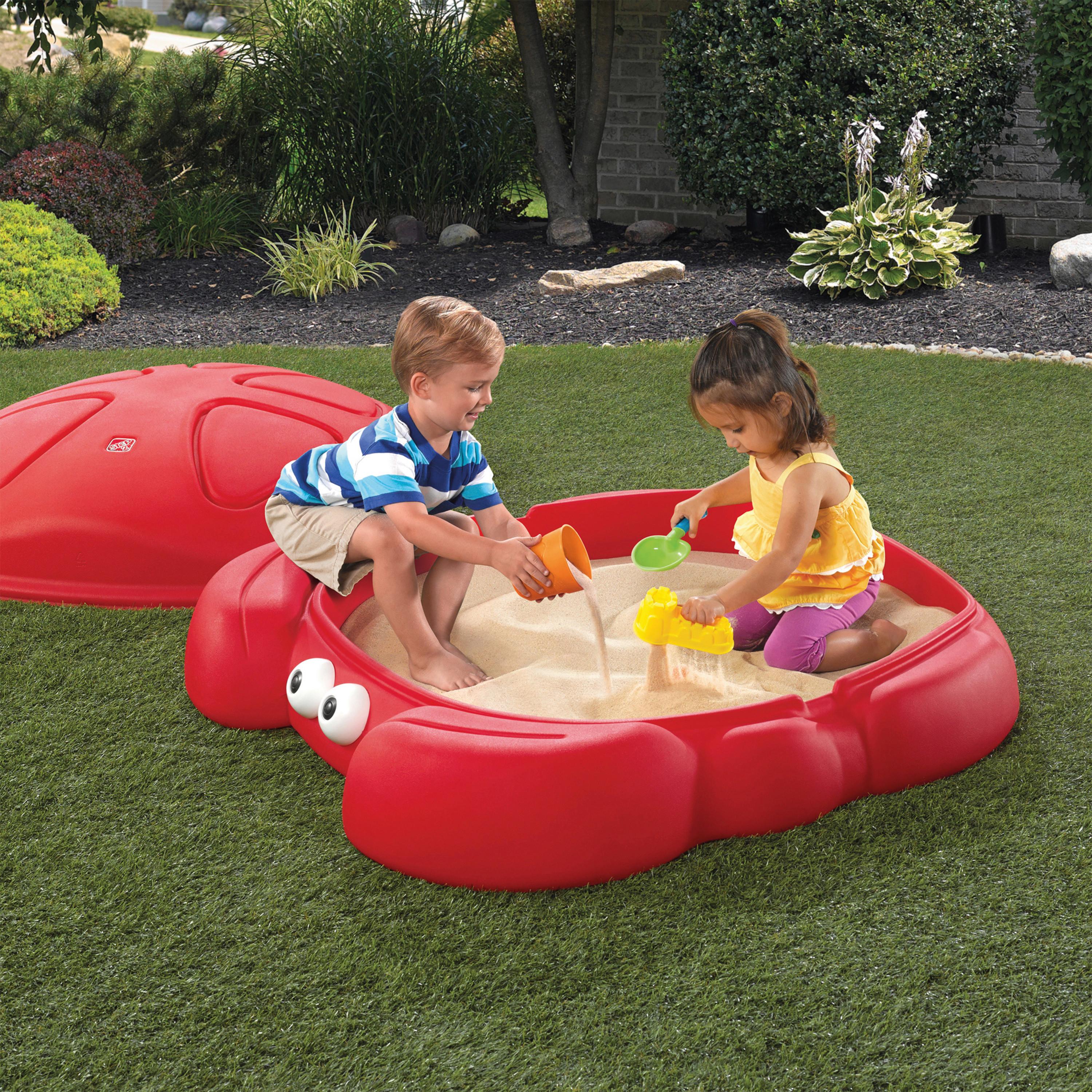 Sandkasten 740500 - Rot, KONVENTIONELL, Kunststoff (119,4/40,6/121cm) - Ambia Garden