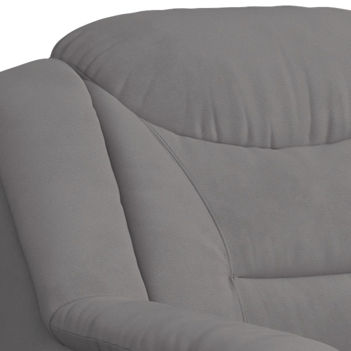 Sessel Marcus - Hellgrau/Schwarz, Basics, Textil (97/99/99cm) - MID.YOU