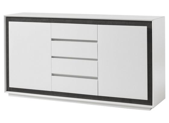 Sideboard Durban - Weiß/Grau, MODERN, Holzwerkstoff (160/84/40cm) Sideboard Durban - Weiß/Grau, MODERN, Holzwerkstoff (160/84/40cm)