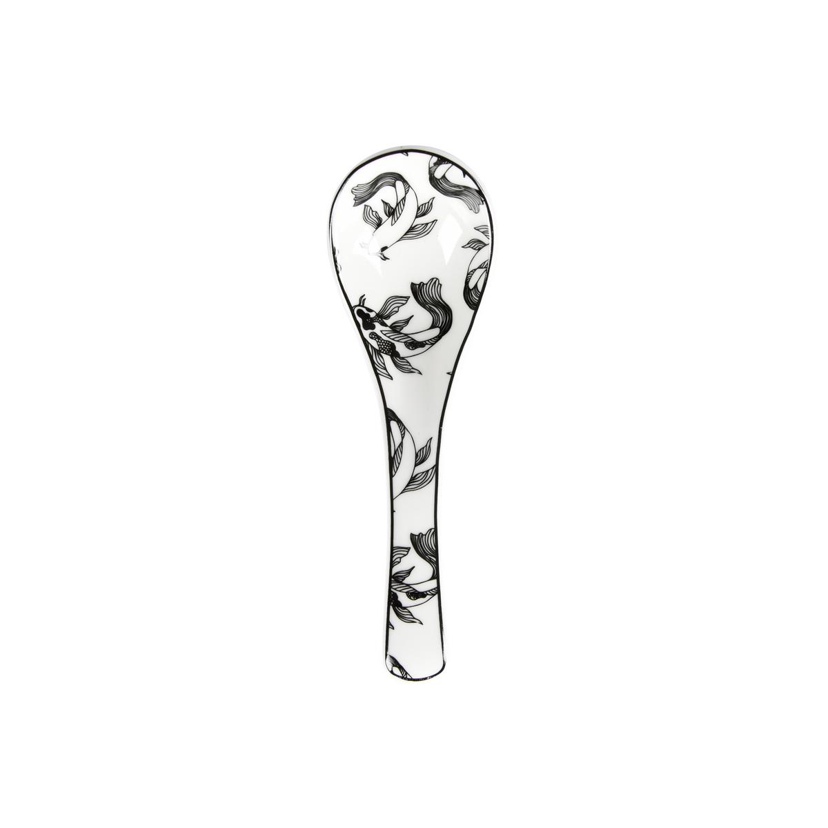Lžíce Shiva - bílá/černá, Lifestyle, keramika (13,8/4,3/2,8cm) - Mömax