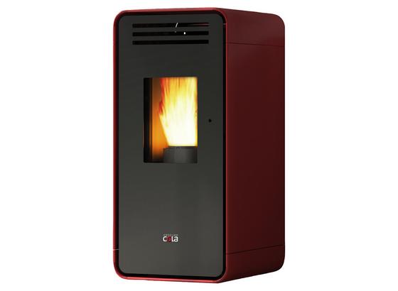 Pelletofen Ambra - Rot, MODERN, Metall (57/83/51cm) Pelletofen Ambra - Rot, MODERN, Metall (57/83/51cm)