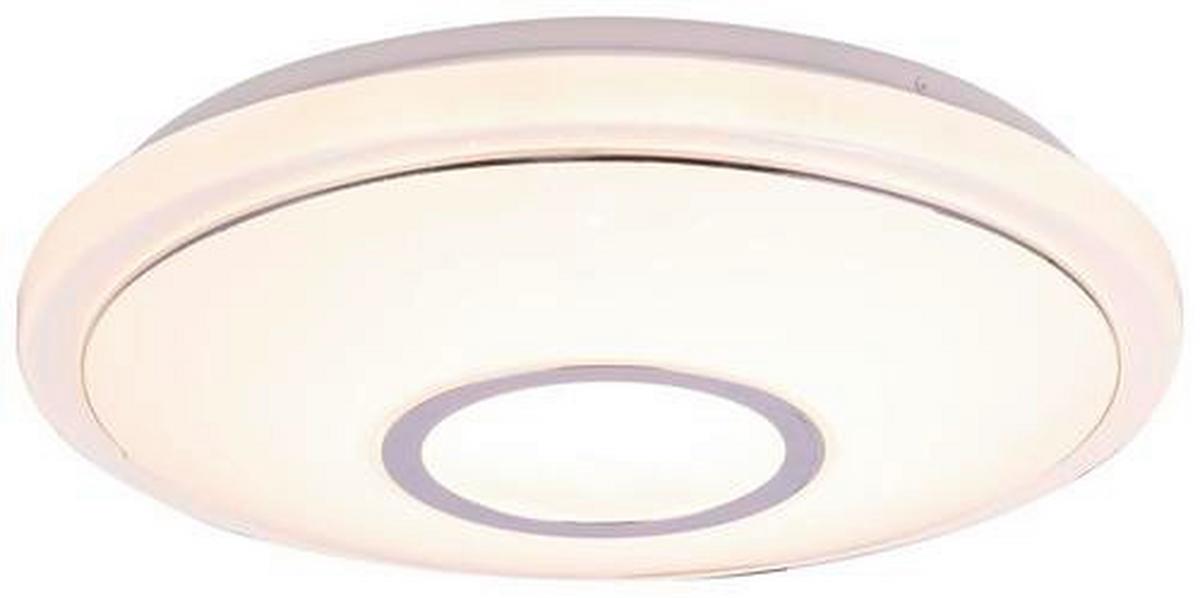 Led-deckenleuchte Connor Ø 40 Cm Mit Smart-Steuerung - Basics, Kunststoff/Metall (40/6,5cm) - Globo