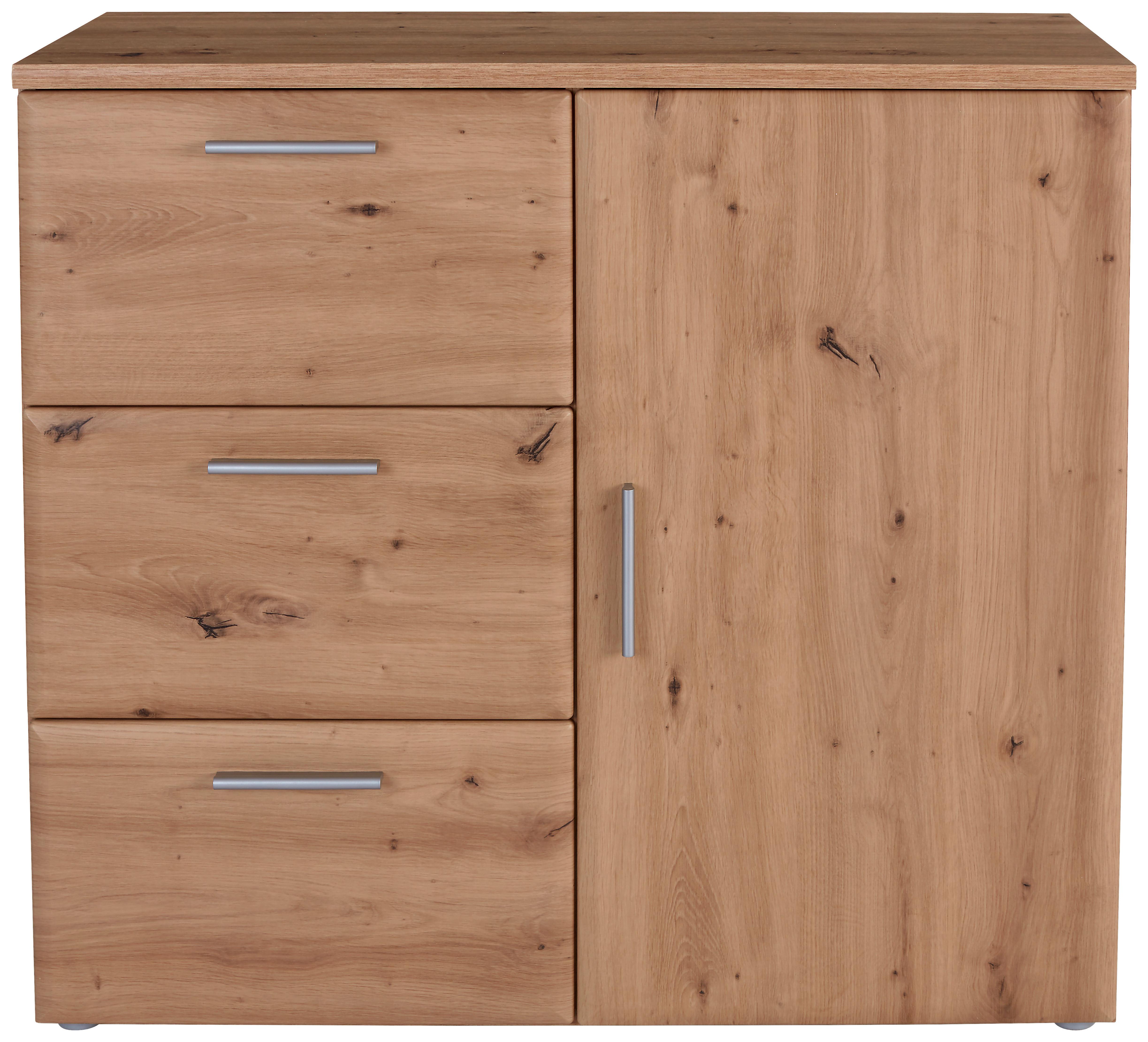 Kommode B 100cm Lissi New, Artisan Eiche Dekor - Eichefarben, MODERN, Holzwerkstoff (100/90/42cm)