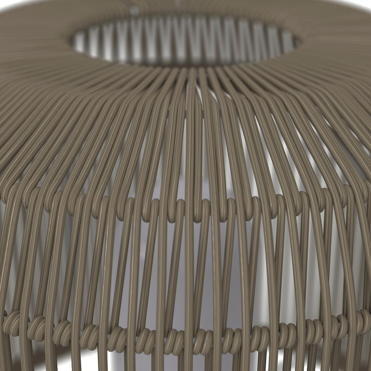 STOLNÁ LAMPA IVO - čierna/zelená, Modern, kov/plast (30/58/30cm) - Bessagi Garden