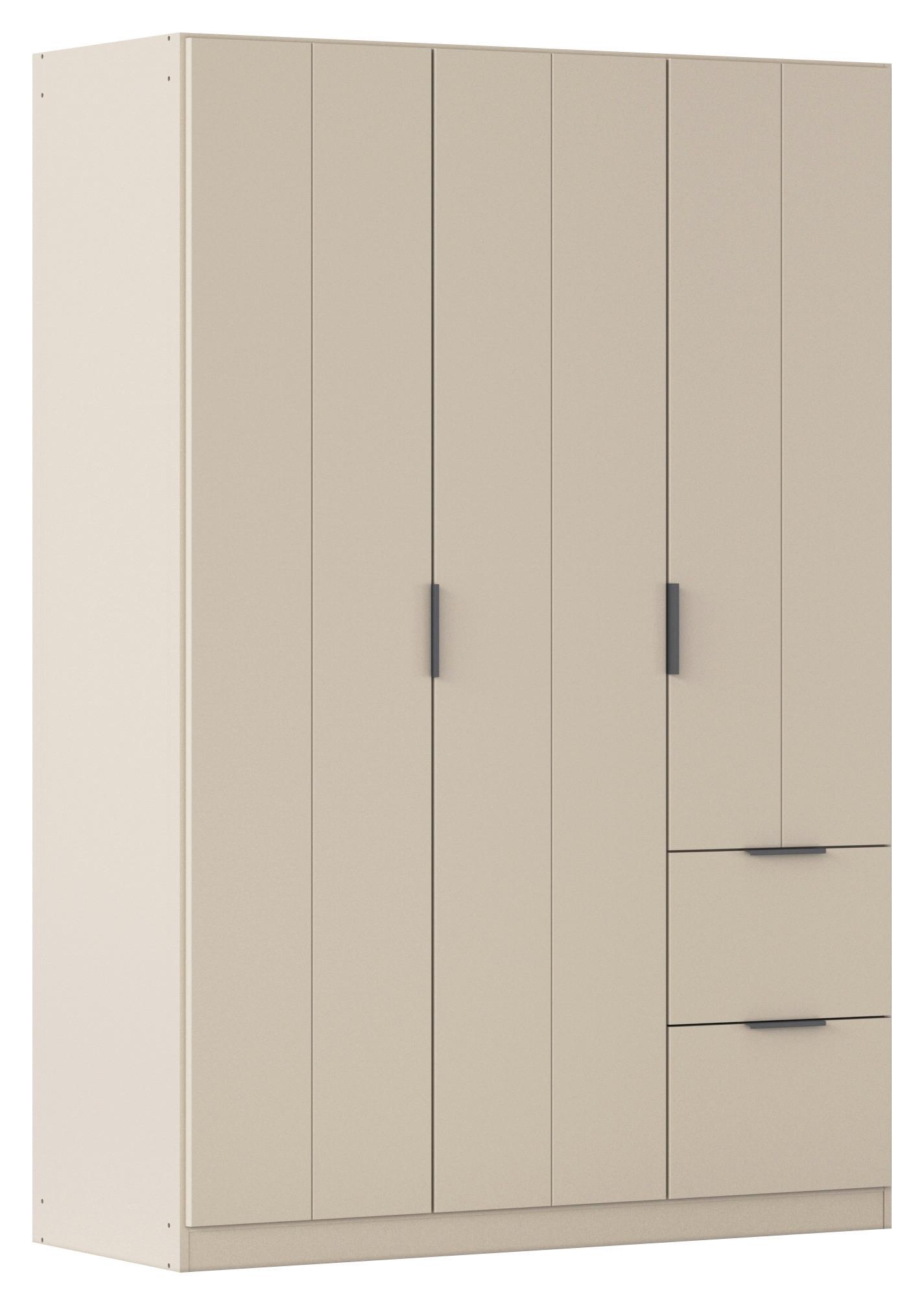 DREHTÜRENSCHRANK Ella Champagner B: 136cm - Champagner, MODERN, Holzwerkstoff (136/197/54cm) - Rauch Möbel